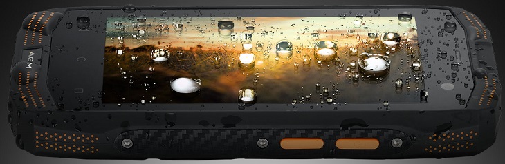 Смартфон AGM A2 получил ну очень заметные рамки по бокам экрана