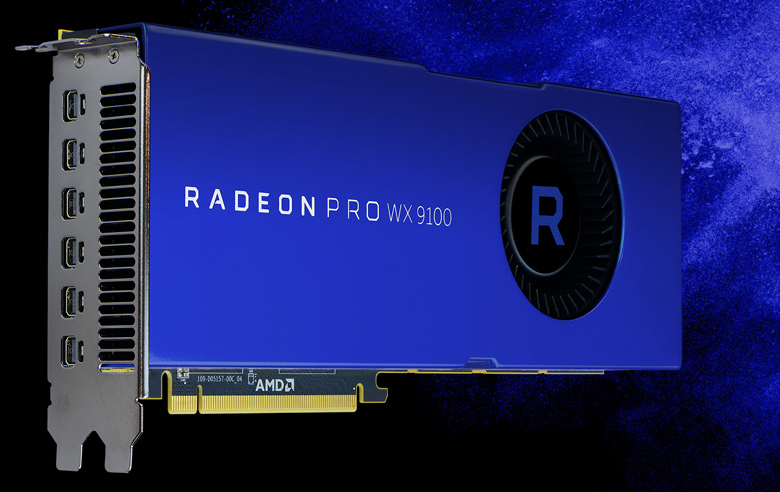 Продажи Radeon Pro WX 9100 и Radeon Pro SSG должны начаться в 13 сентября по цене $2199 и $6999 соответственно
