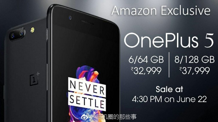 Опубликованы официальные изображения и цена смартфона OnePlus 5