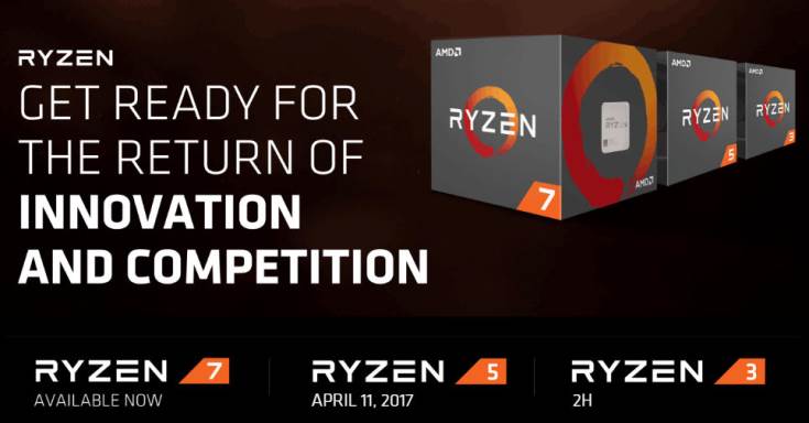Анонс AMD Ryzen 5 намечен на 11 марта