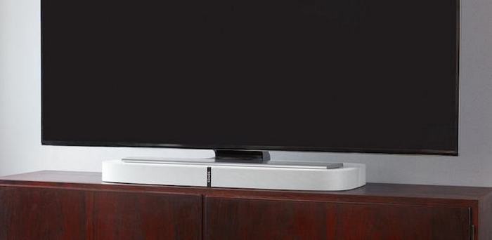 Представлена акустическая система Sonos Playbase, которая также служит подставкой для телевизоров