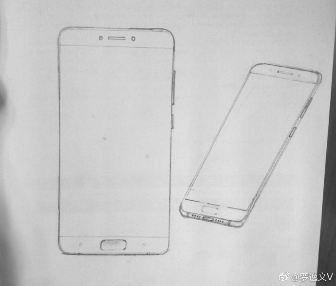 Опубликованы эскизы смартфона Xiaomi Mi6