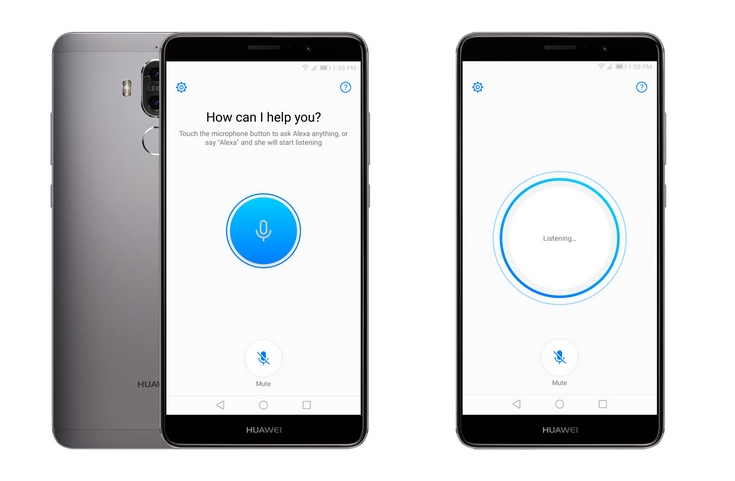 Новое обновление ПО приносит смартфону Huawei Mate 9 поддержку голосового помощника Alexa