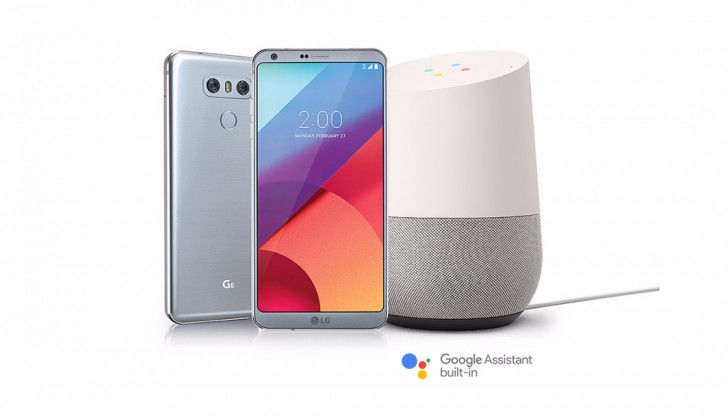 Первые американские покупатели смартфона LG G6 получат в подарок умную колонку Google Home