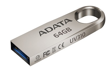 Флэшка Adata UV310 получила интерфейс USB 3.1