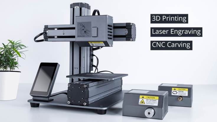 На выпуск 3D-принтера, гравера и фрезеровального станка с ЧПУ Snapmaker уже собрано более полумиллиона долларов