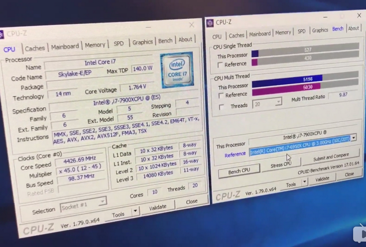 Появились первые результаты тестирования CPU Intel Core i9