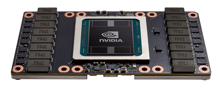 Nvidia представила монструозный GPU GV100 и ускоритель Tesla V100