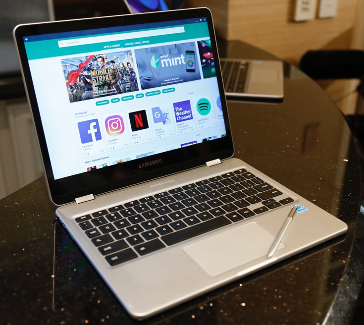 Samsung Chromebook Pro будет одним из первых хромбуков, поддерживающих приложения для Android