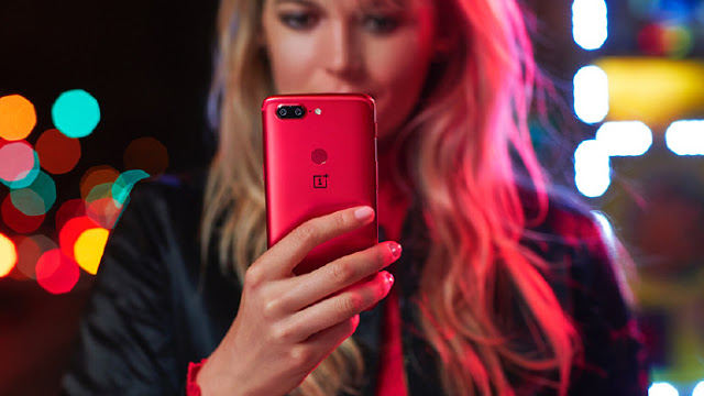 OnePlus 5T теперь доступен в красном цвете