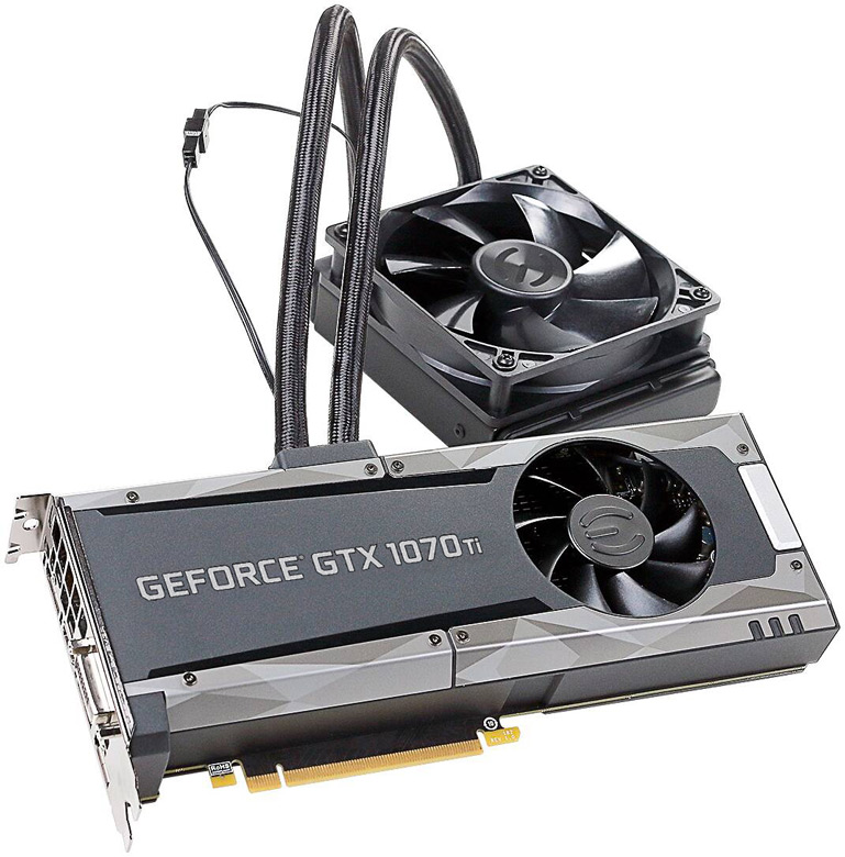 EVGA GeForce GTX 1070 Ti SC HYBRID (08G-P4-5678-KR)