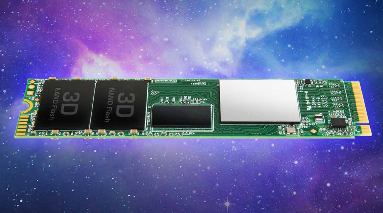 В твердотельном накопителе Transcend MTE820 используется флэш-память 3D TLC NAND 