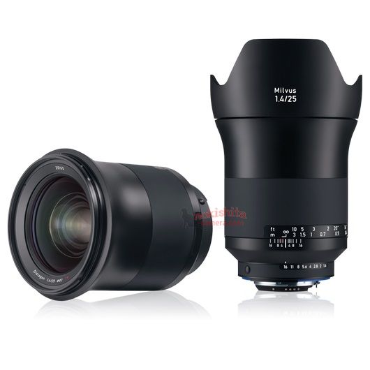 Скоро будет представлен объектив Zeiss Milvus 1.4/25 для камер Canon и Nikon
