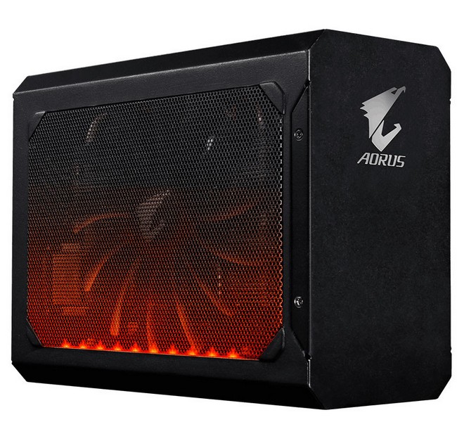 Gigabyte представила док-станцию Aorus GTX 1080 Gaming Box