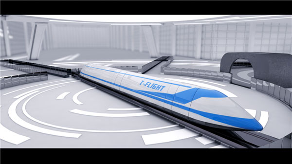 Китайцы строят поезд Hyperloop, скорость которого составит 1000 км/ч