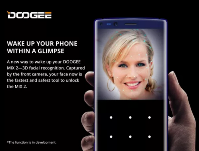 Компания Doogee представила альтернативу системе распознавания лиц Face ID