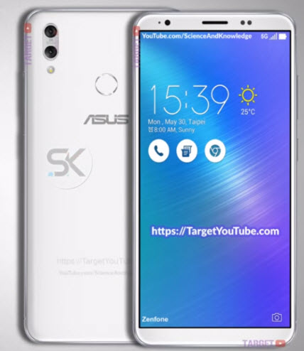 Опубликованы изображения трехмерной модели смартфона Asus ZenFone 5