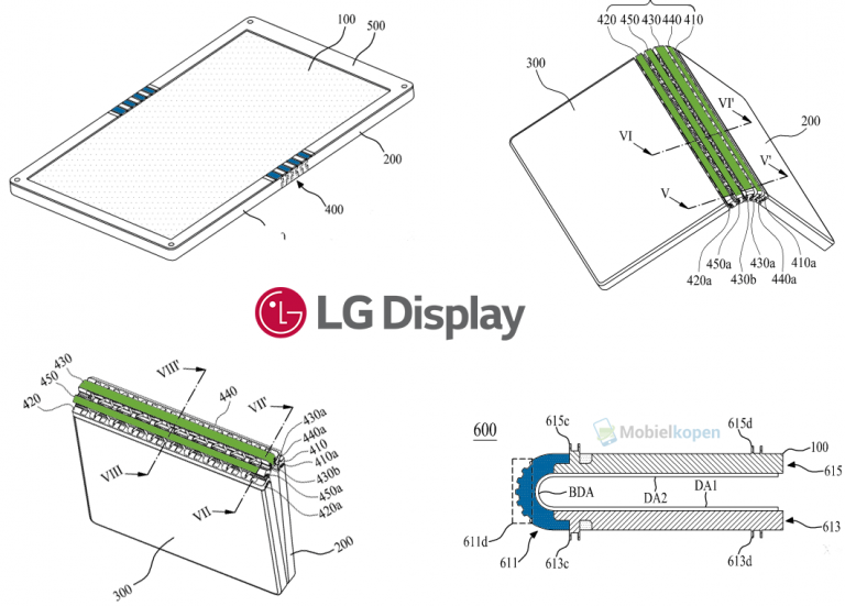 LG Display конструкцию устройства со сгибающимся дисплеем, возможно, для нового iPhone