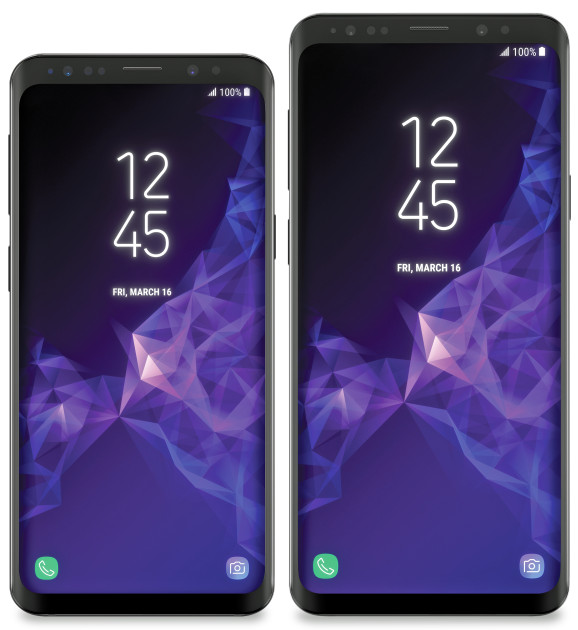 Опубликованы официальные изображения смартфонов Samsung Galaxy S9 и S9+