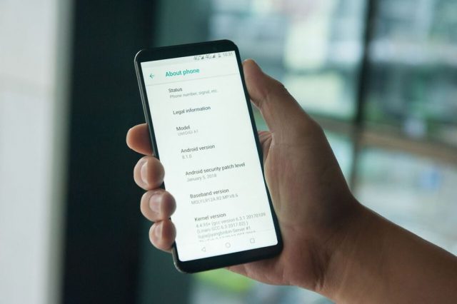 Umidigi A1 — первый смартфон с MediaTek MT6739 и Android 8.1