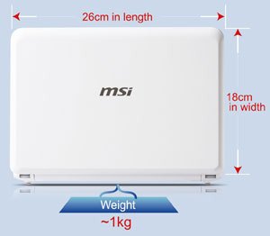 MSI Wind PC U100 - мощный мини-ноутбук, который объединил в себе все самое лучшее