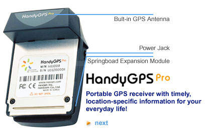Мини GPS для вашего HandSpring Visor