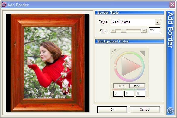 Добавление рамок на фотографии с помощью CompuPic Pro