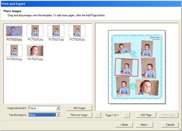 Применение шаблонов для создания детских фотографий в Zoner Photo Studio