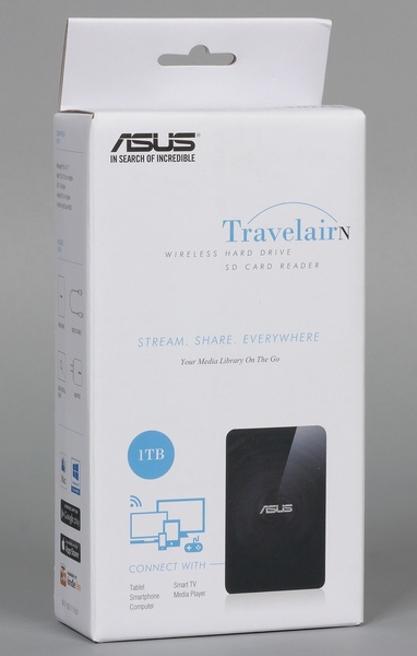 Упаковка Asus Travelair N