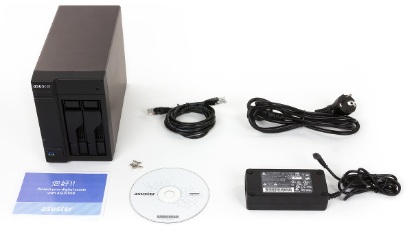 Комплект поставки Asustor AS-302T