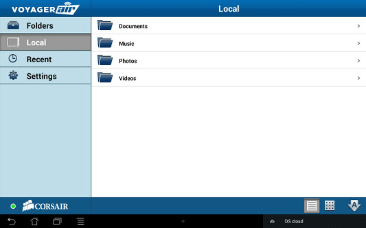 Утилита Corsair Voyager Air