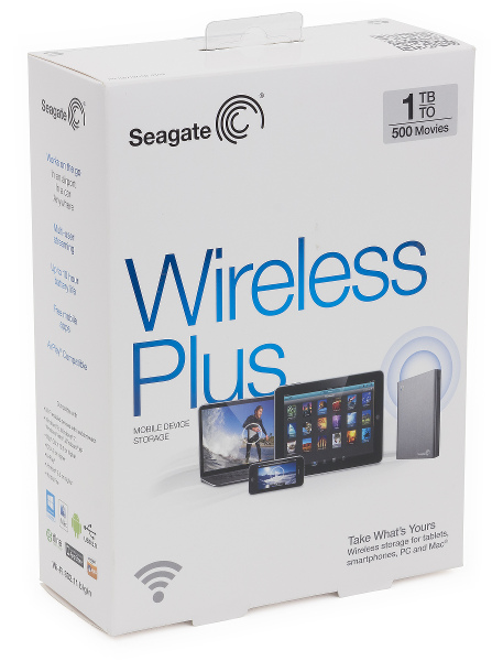 Упаковка Seagate Wireless Plus