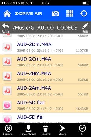 Z-Drive Air на iOS
