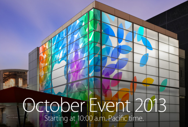 Apple october 2013 event