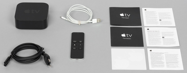 Комплект поставки Apple TV
