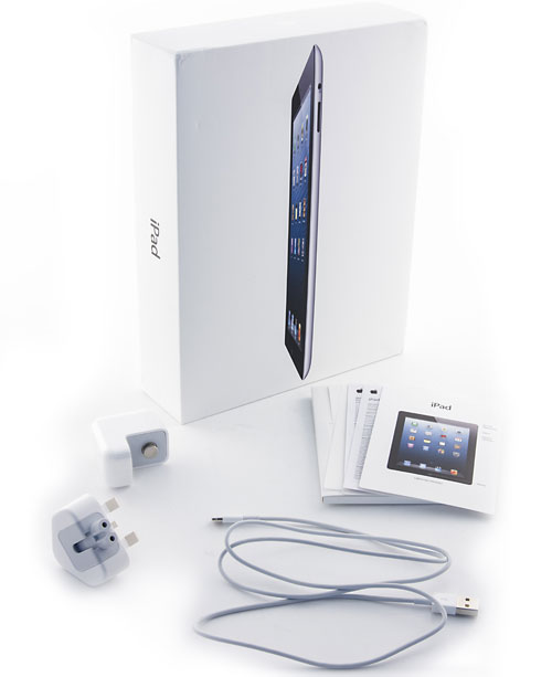 Коробка и комплектация iPad 4