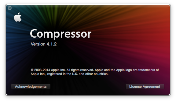 Скриншот программы Compressor
