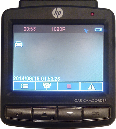 Автомобильный видеорегистратор HP Car Camcorder f310