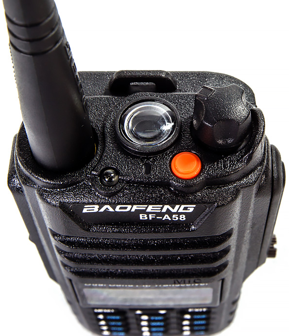Портативная двухдиапазонная влагозащищенная VHF/UHF-радиостанция Baofeng BF-A58