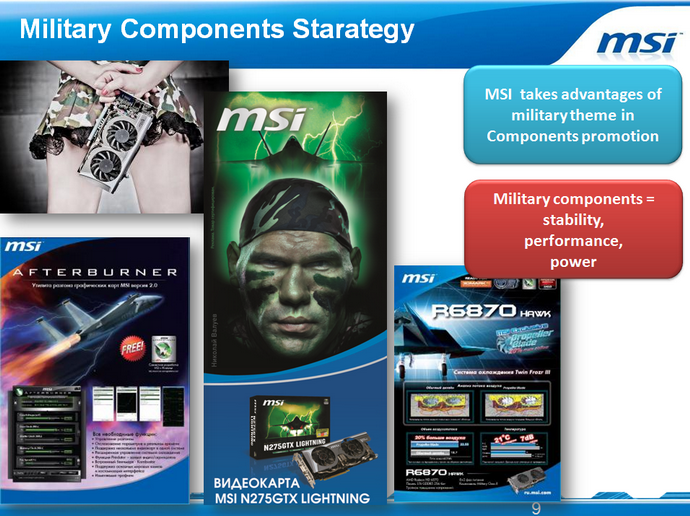 MSI, компоненты уровня Military Class