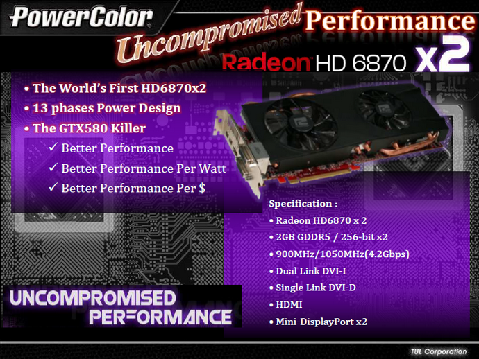 PowerColor Radeon HD 6870x2