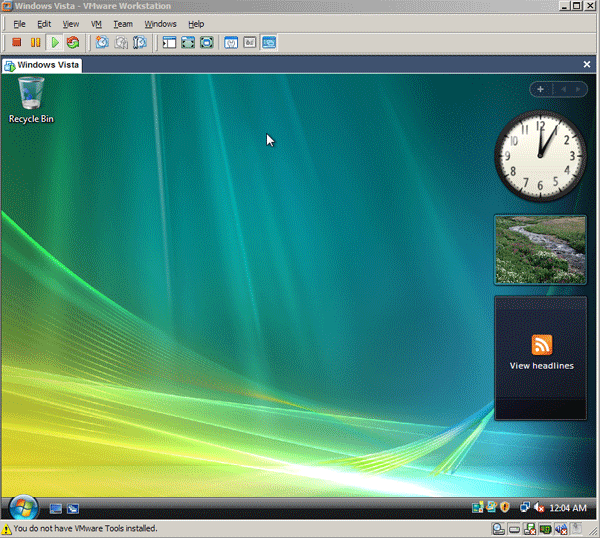 Установка Windows Vista