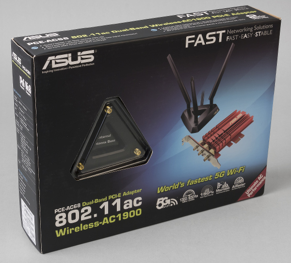 Упаковка Asus PCE-AC68