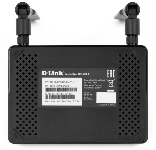 Внешний вид D-Link DIR-806A