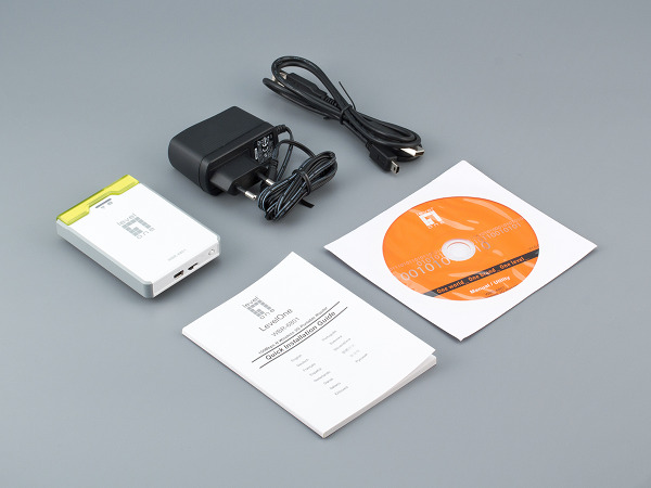 Комплект поставки 3G-роутера Level One WBR-6801