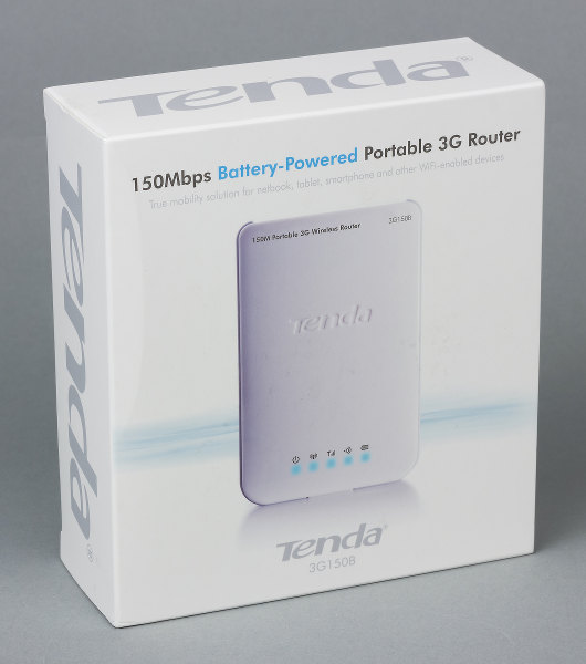 Упаковка роутера Tenda 3G150B