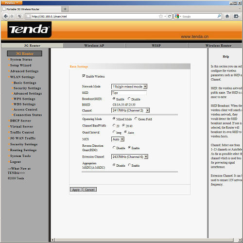 адаптер Tenda W322U