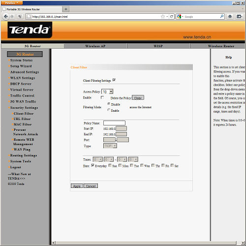 адаптер Tenda W322U