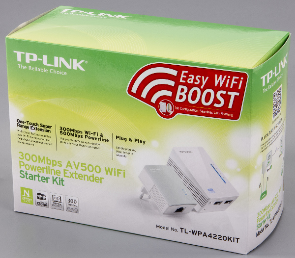 Упаковка комплекта TP-Link TL-WPA4220KIT