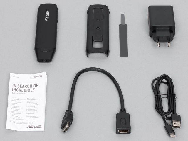 Комплект поставки Asus VivoStick PC TS10